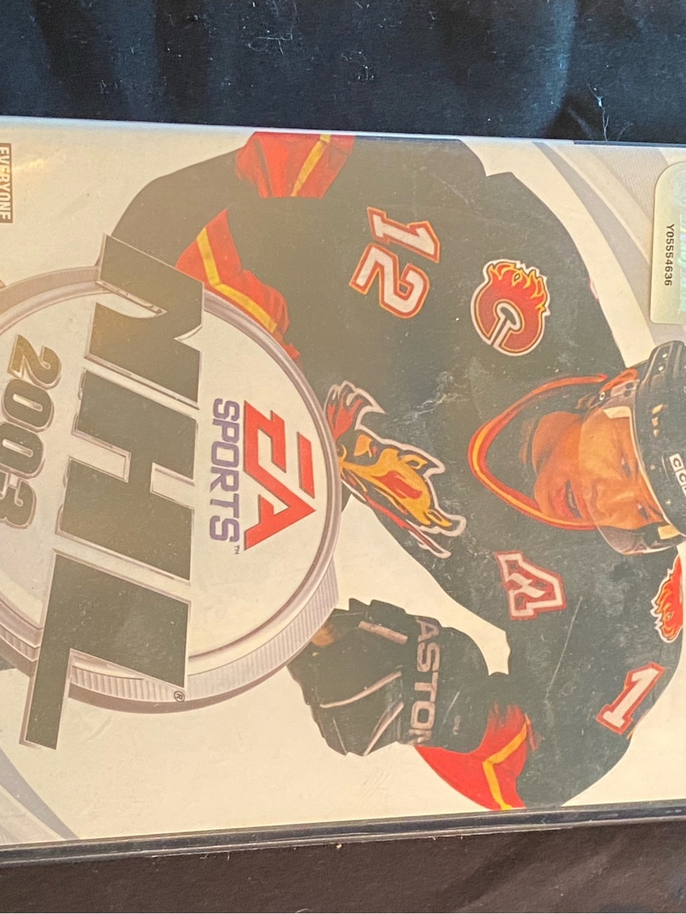 EA Sports NHL 2003 Video Game - Black, Red, Yellow